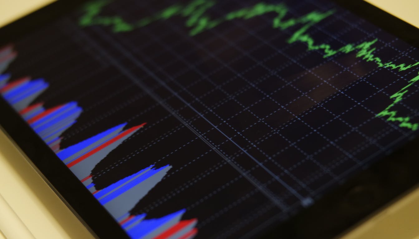Business growth analytics showing upward trending revenue chart